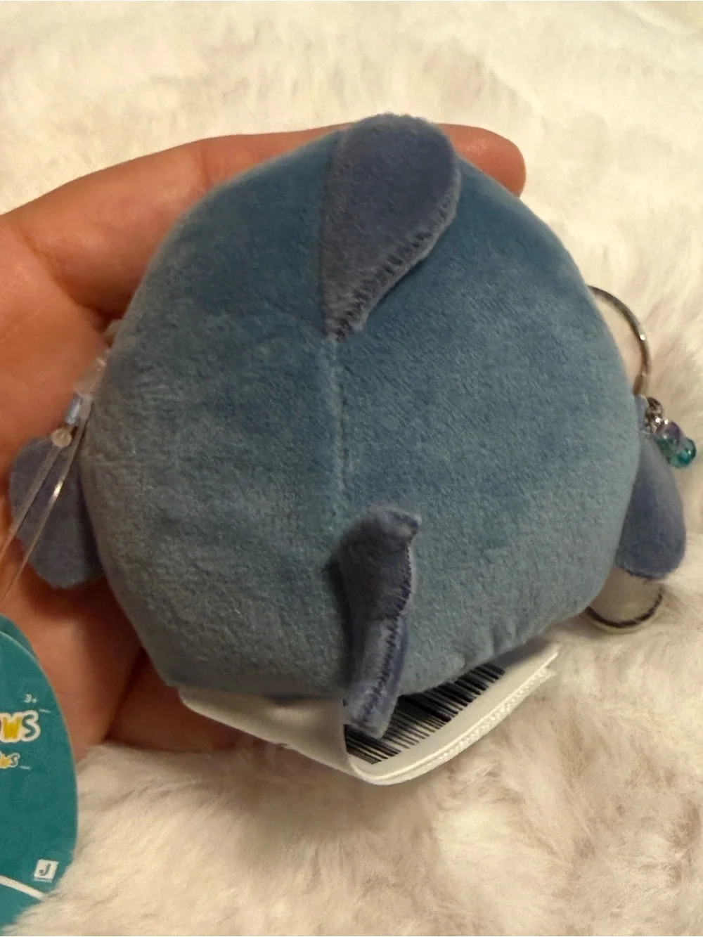 Kurtz the Piranha Micromallow Plush Keychain/ Bag Charm- NWT